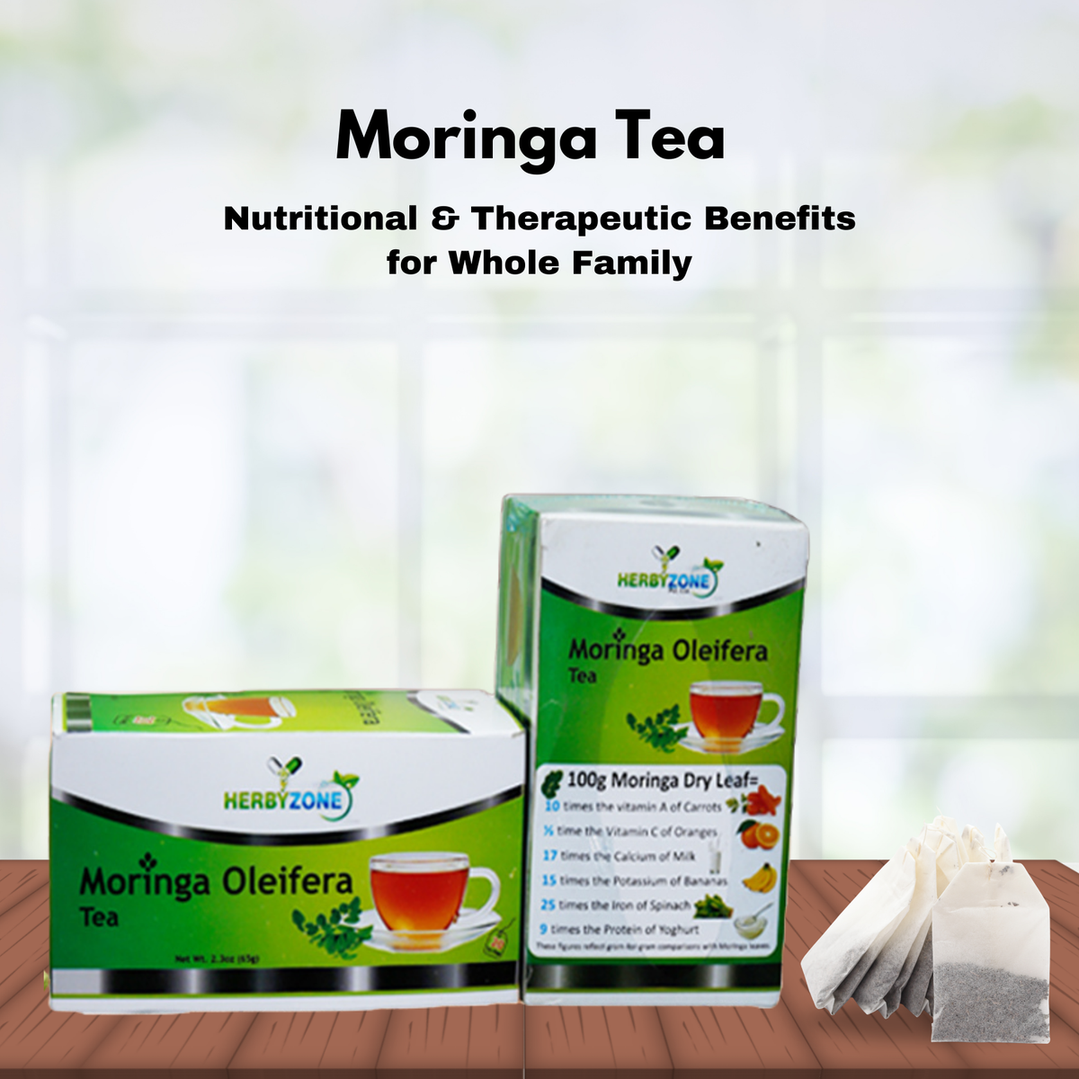 Moringa Tea  Energy Booster, Suger & B.P Control