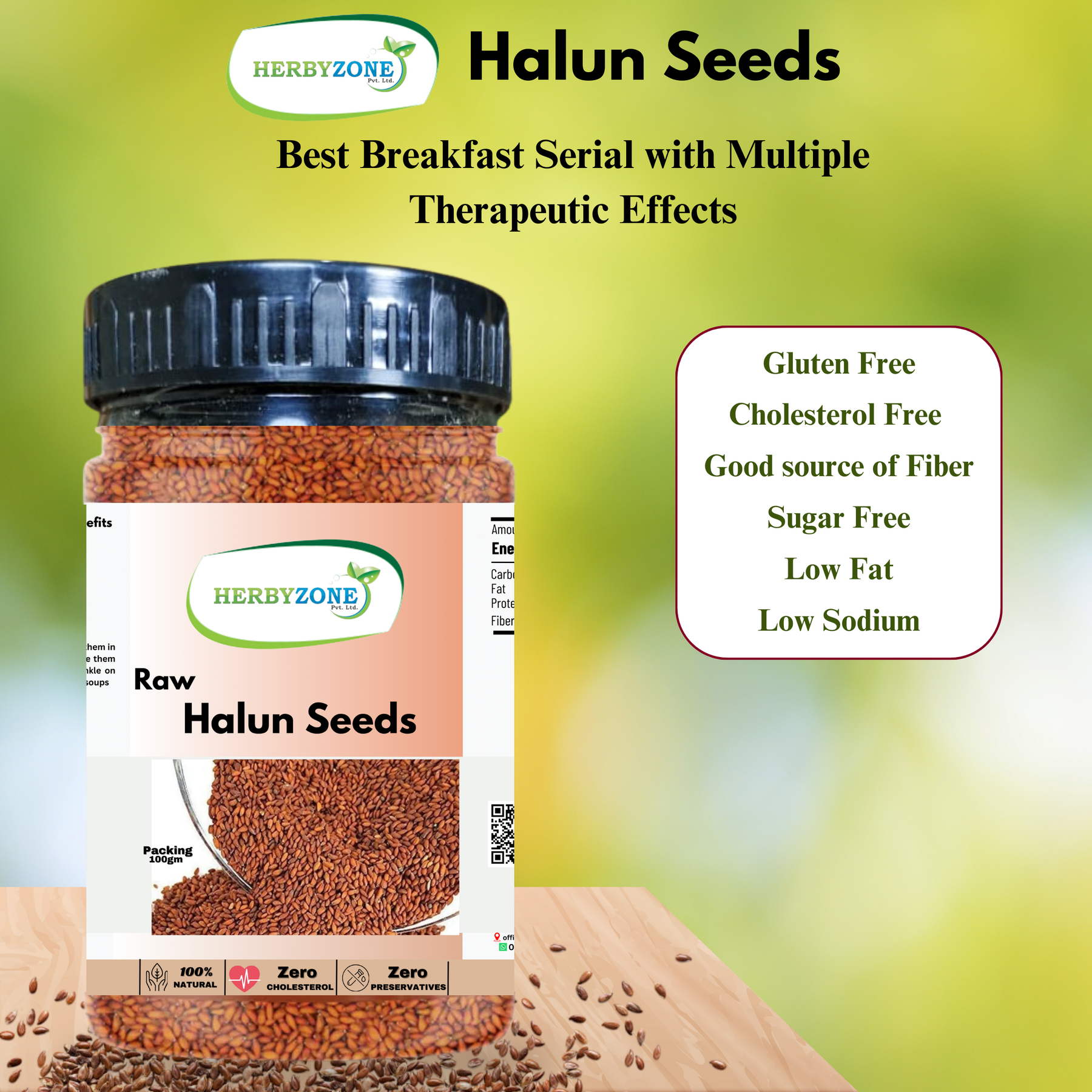 Halun Seeds        _                       vitamins minerals,Supports Digestion High