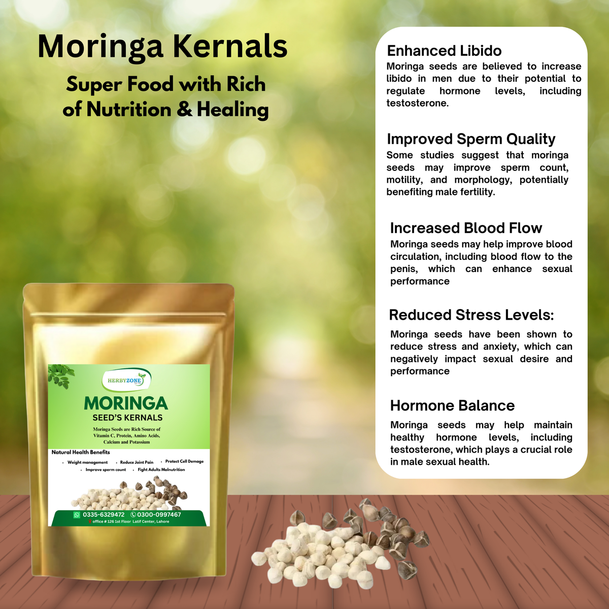 Moringa Kernal ( Giree) joint Pains, Back Pain, Sex Enhancer