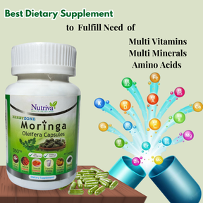 Moringa Leave Capsules  Bones Health & Sperm & Libido Enhancer